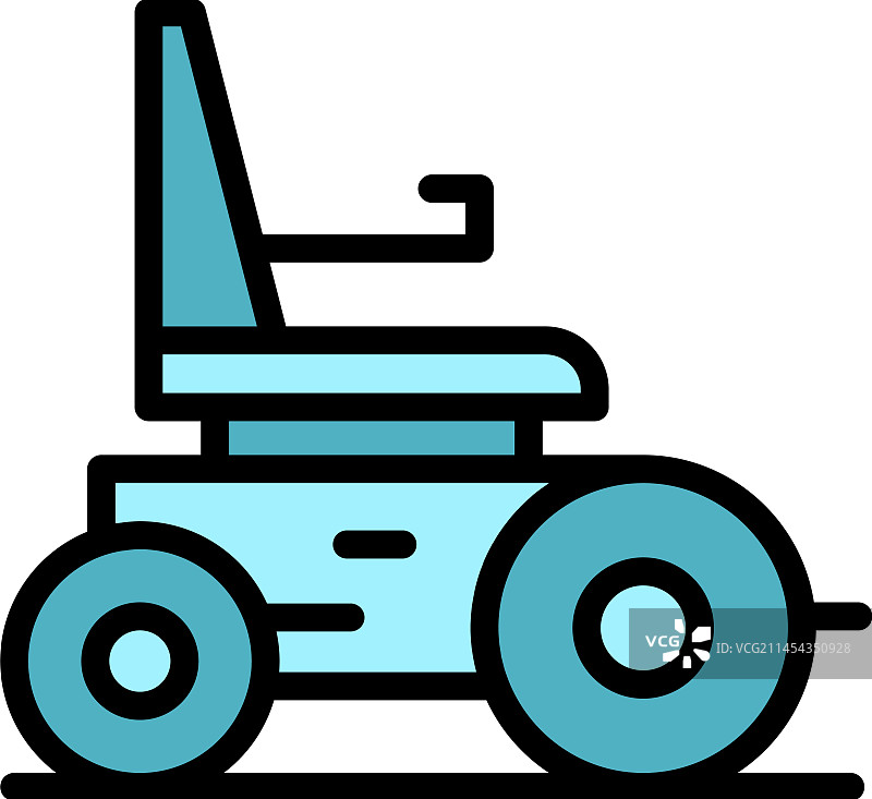 骨科电动轮椅图标图片素材