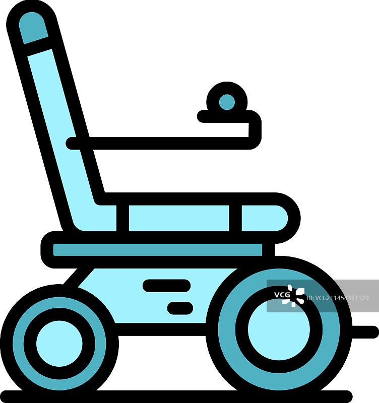 电动轮椅图标图片素材