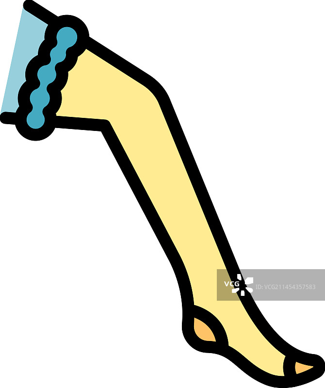 袜子扁平图标图片素材