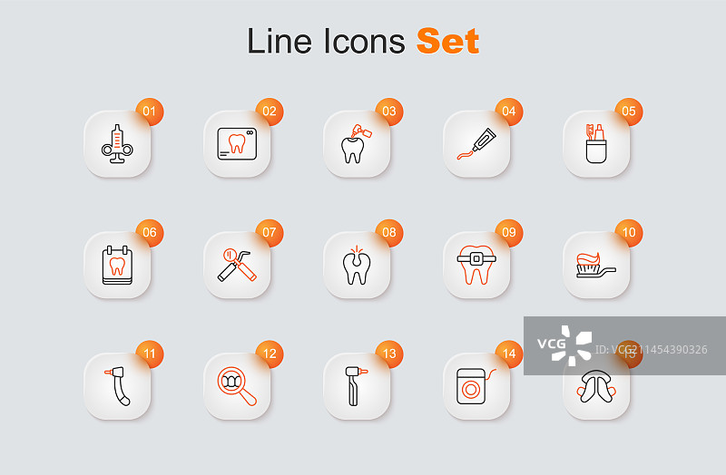 牙科牙板牙线牙钻图片素材