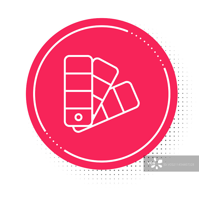 白色线条调色板指南图标图片素材