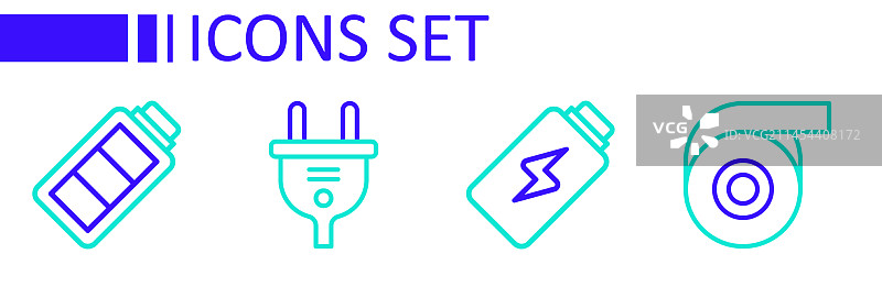 胶带电池充电素材图片素材