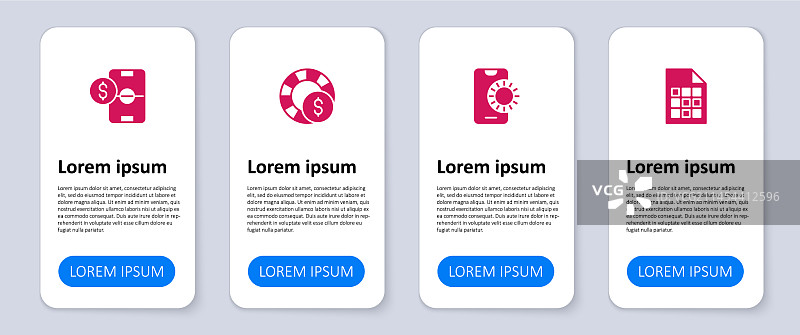 彩票在线体育博彩赌场套装图片素材