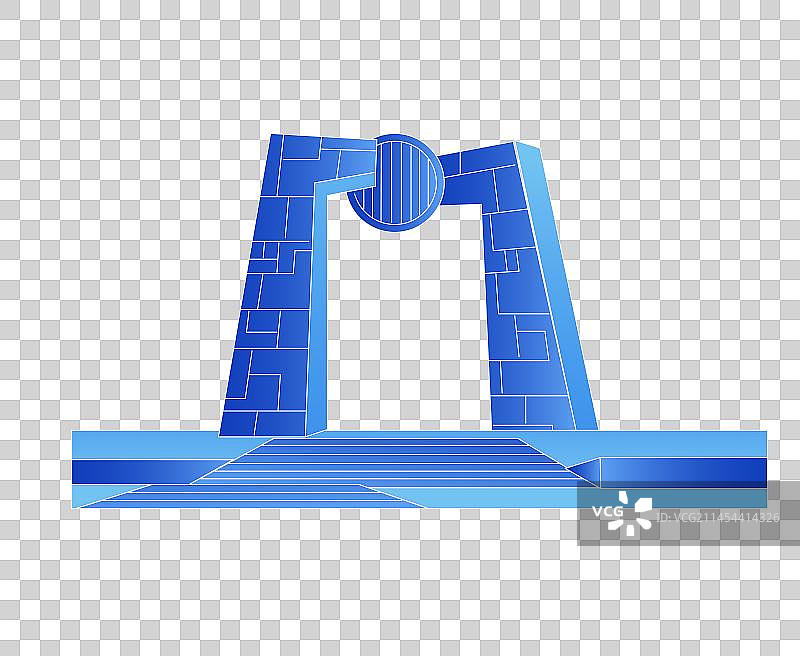 汕头北回归线广场发光渐变科技炫酷商务地标旅游矢量城市图片素材