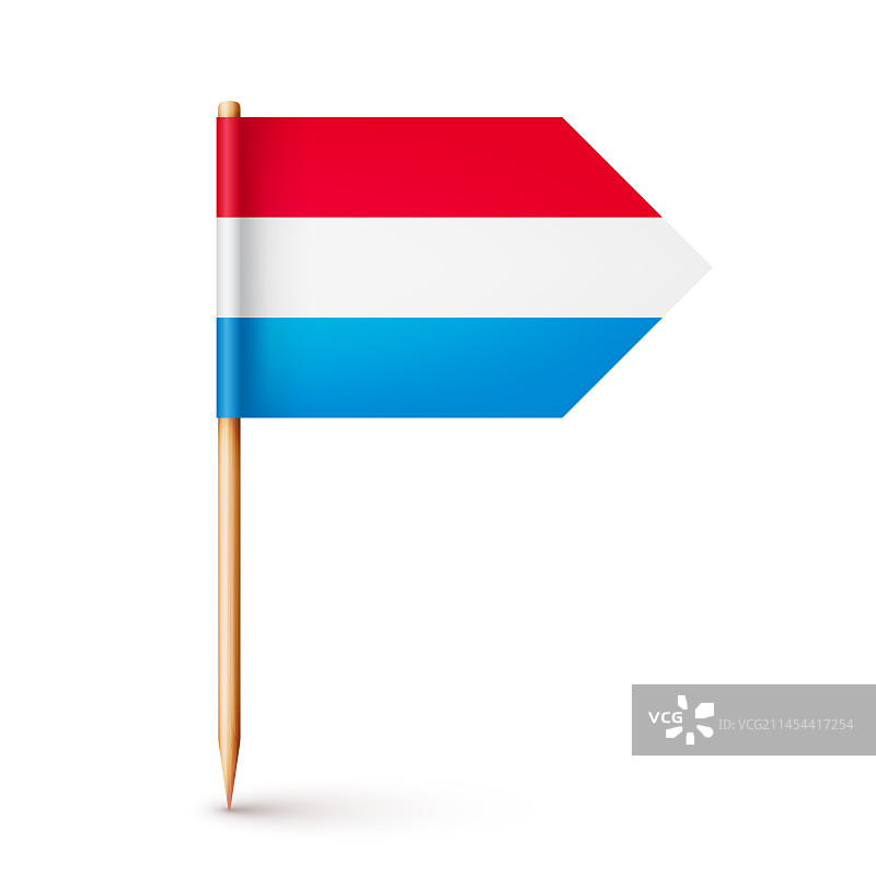 卢森堡牙签旗纪念品图片素材