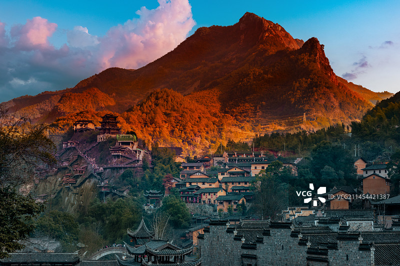 江西上饶望仙谷景区图片素材