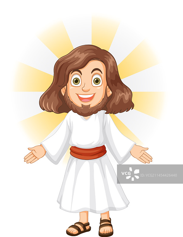 耶稣基督卡通人物图片素材