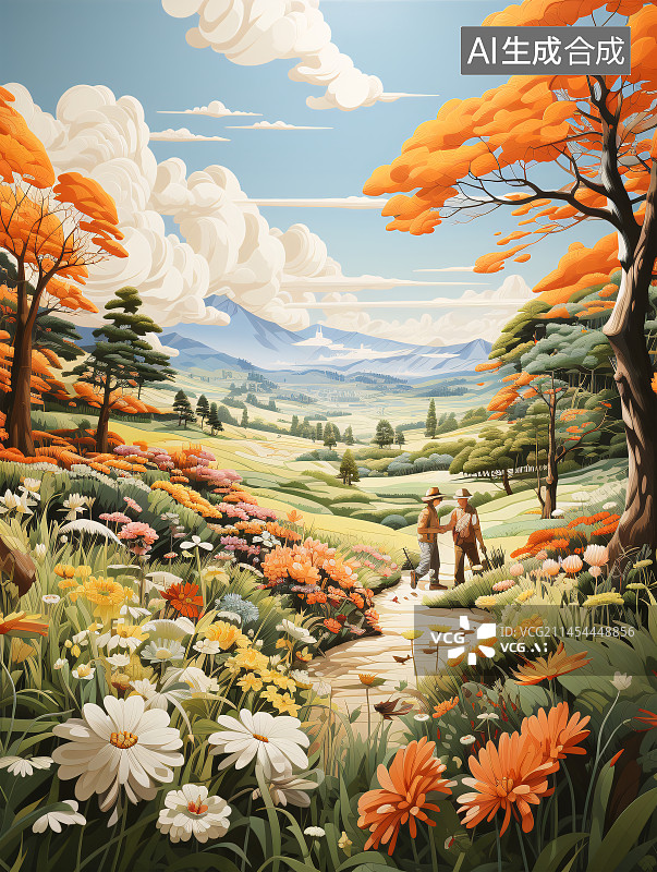 【AI数字艺术】乡间农业图片素材