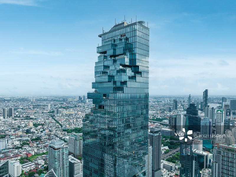 泰国曼谷像素大厦城市高楼天际线航拍风光泰国,曼谷,像素大厦,风景,风光,是隆,高楼,建筑,摩天大楼,图片素材