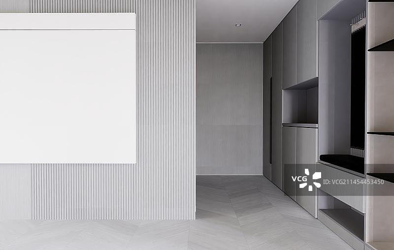 C4D渲染建筑室内客厅空间背景图片素材