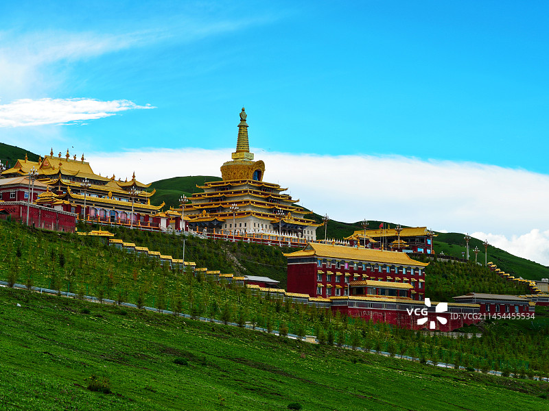 色达东嘎寺图片素材