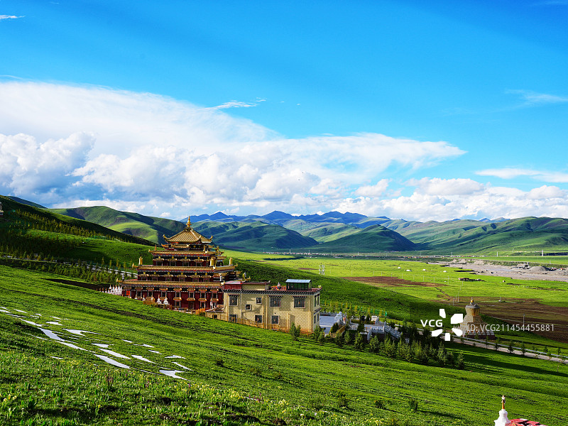 川西色达风光图片素材