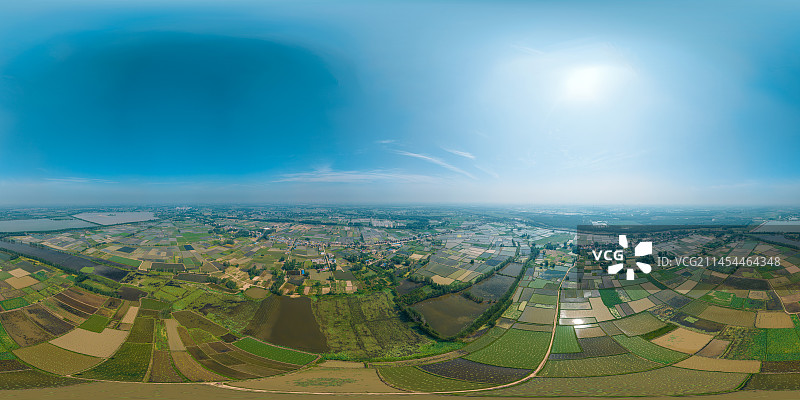信阳淮滨淮南湿地720全景图片素材