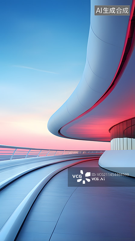 【AI数字艺术】艺术几何建筑抽象背景图片素材