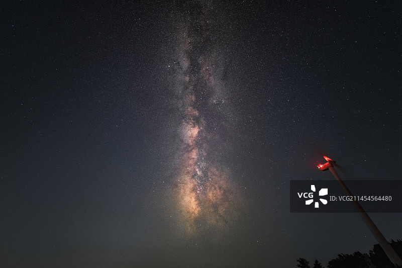 仙居顶银河图片素材