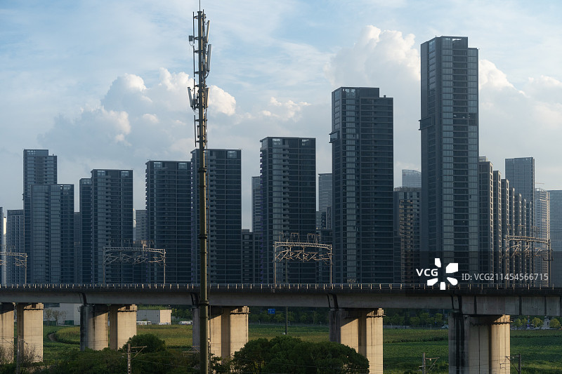 杭州亚运村运动员村东侧图片素材