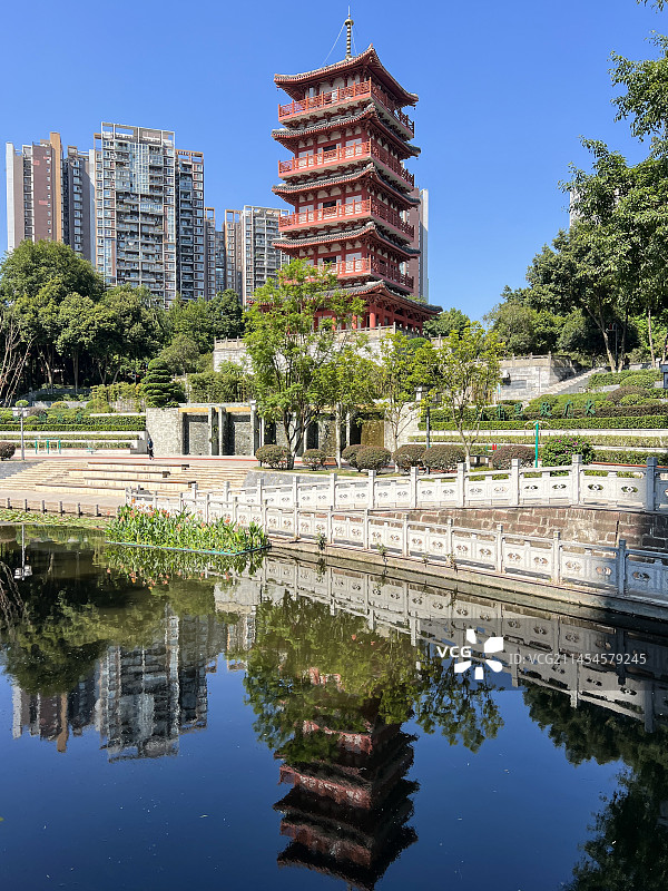 重庆市永川区棠城公园图片素材