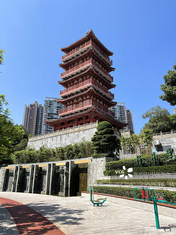 重庆市永川区棠城公园图片素材