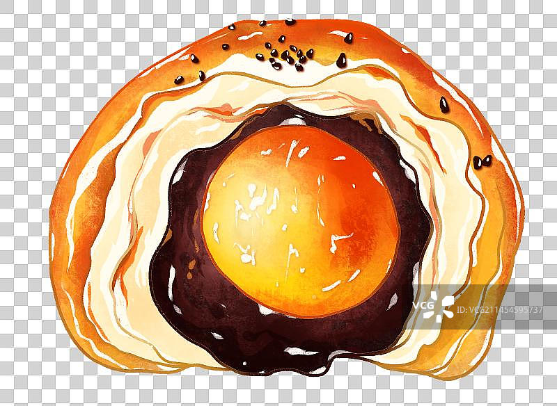 传统糕点蛋黄酥图片素材