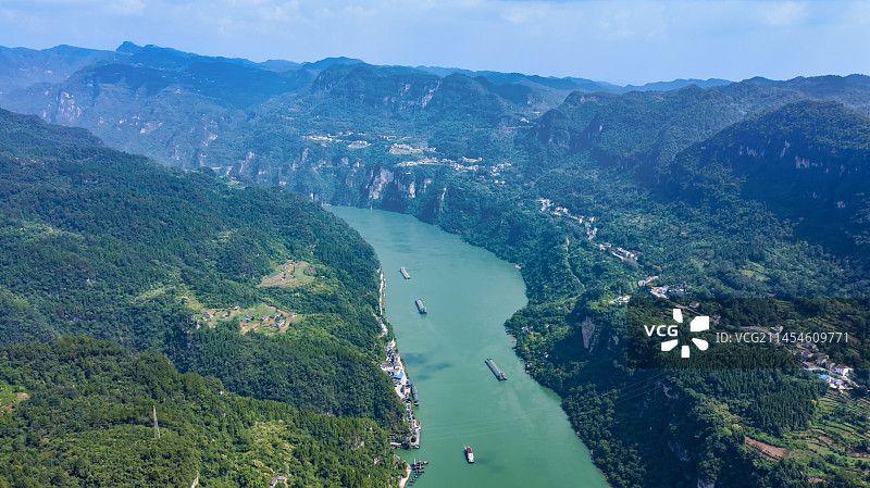 三峡人家风光图片素材