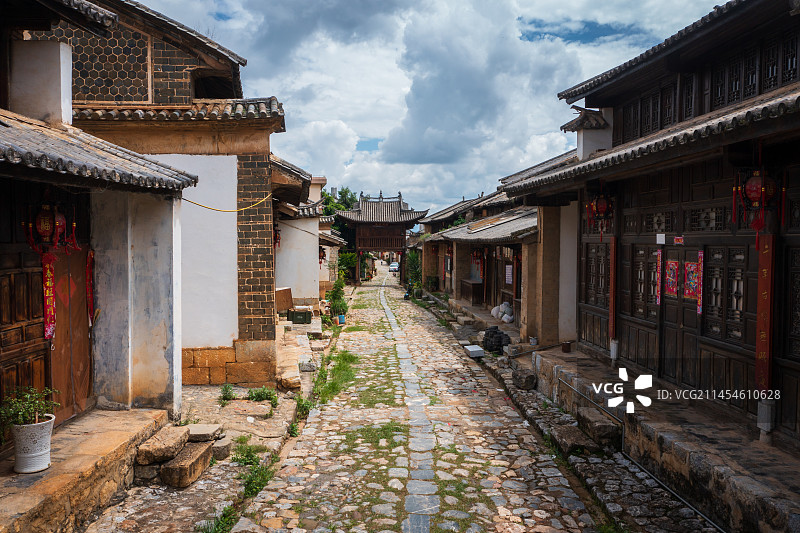 云南大理祥云云南驿图片素材