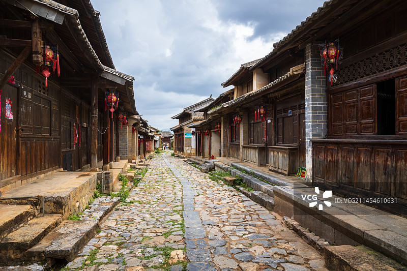 云南大理祥云云南驿图片素材