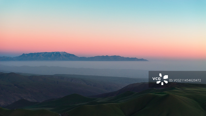 昆仑晨曦图片素材