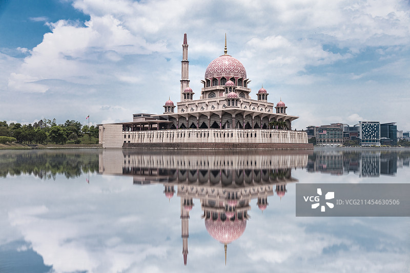 水上清真寺@马来西亚吉隆坡布城图片素材