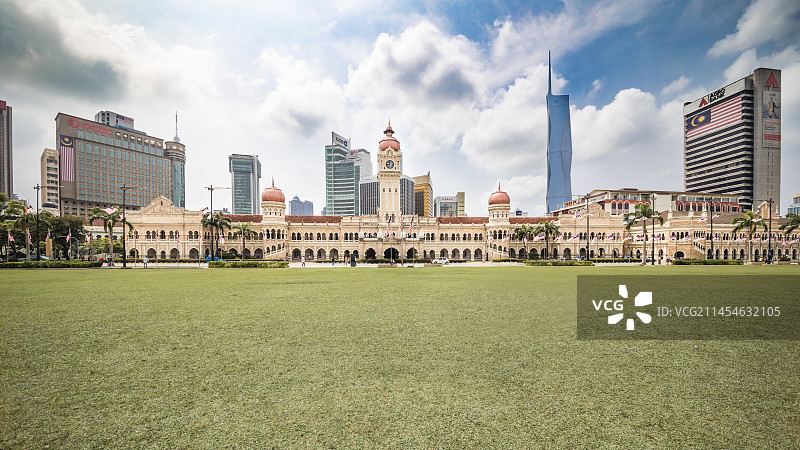 苏丹阿都沙末大厦全景@马来西亚吉隆坡独立广场图片素材