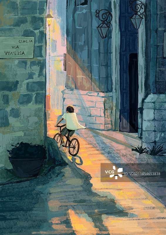 向着光的方向图片素材