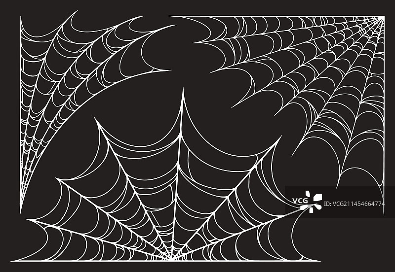 单色恐怖网站标签集图片素材