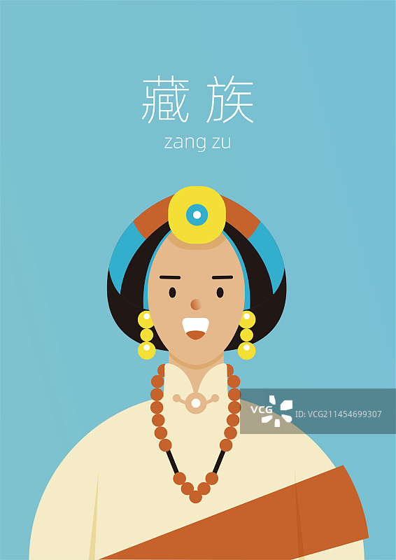 少数民族藏族服饰图片素材