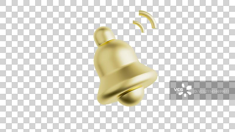 3d通知钟图标图片素材