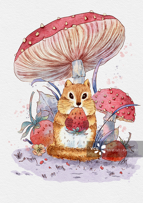 花栗鼠图片素材