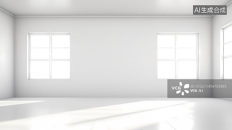 【AI数字艺术】室内留白空间图片素材