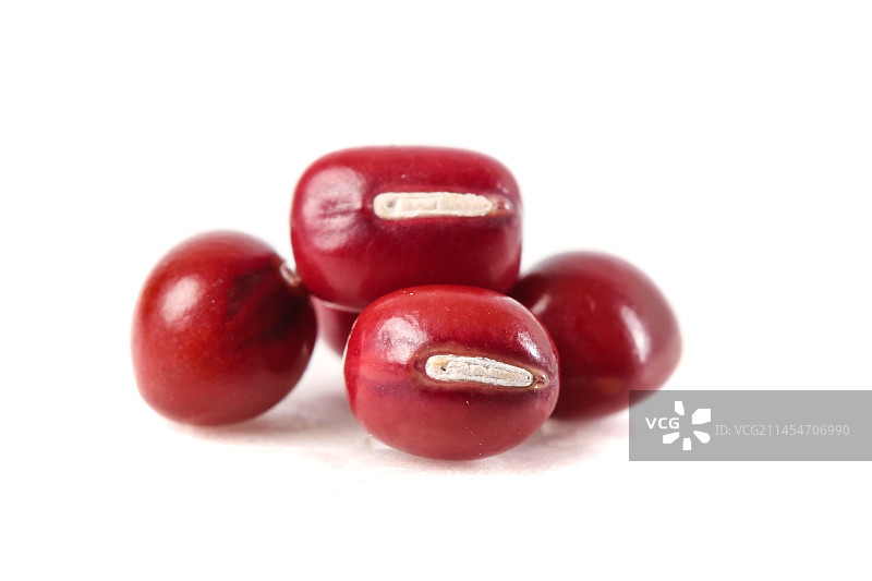 白底上的红豆图片素材