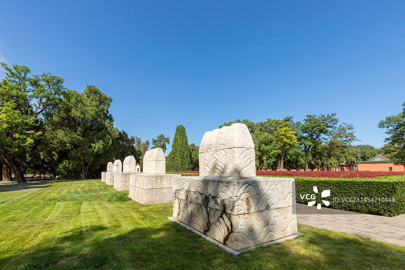 北京先农坛地坻坛石龛建筑群图片素材