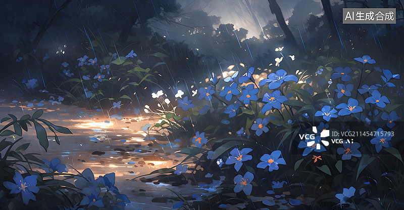 【AI数字艺术】古风唯美插画图片素材