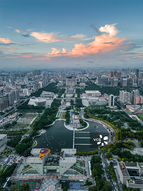 市政广场，东莞图片素材