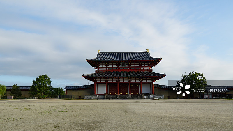 日本奈良平城京遗址公园图片素材