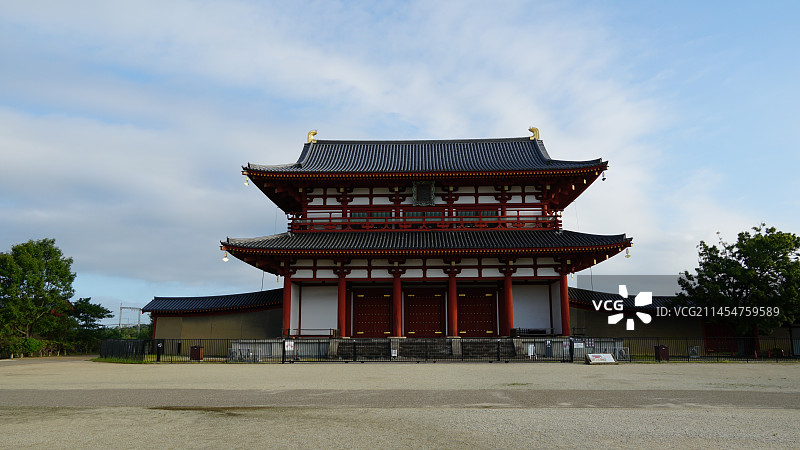 日本奈良平城京遗址公园图片素材