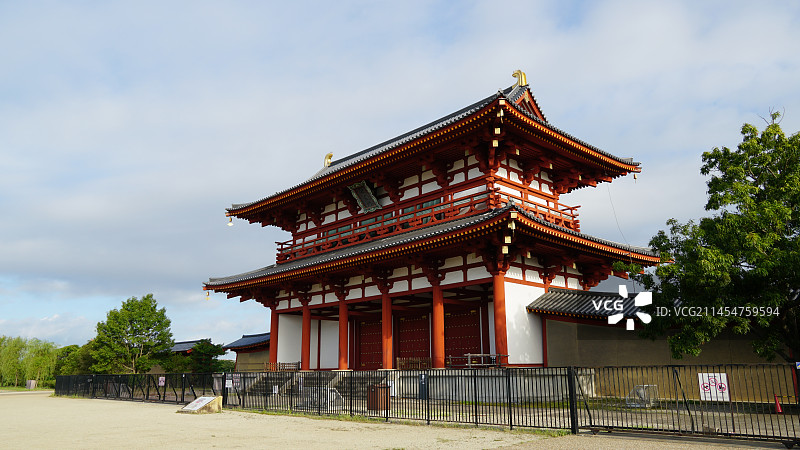 日本奈良平城京遗址公园图片素材