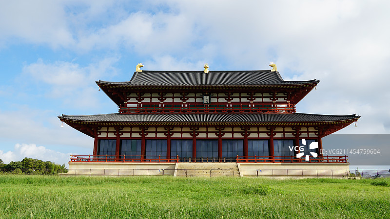 日本奈良平城京遗址公园图片素材