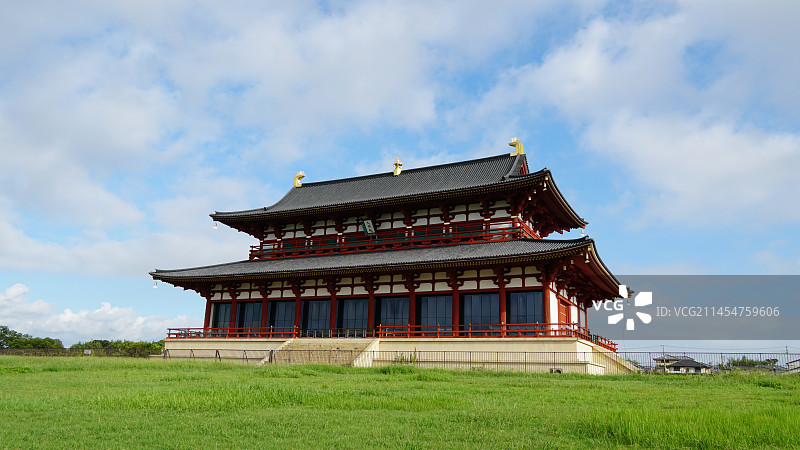 日本奈良平城京遗址公园图片素材