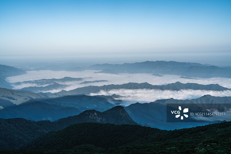 牯牛降云海图片素材