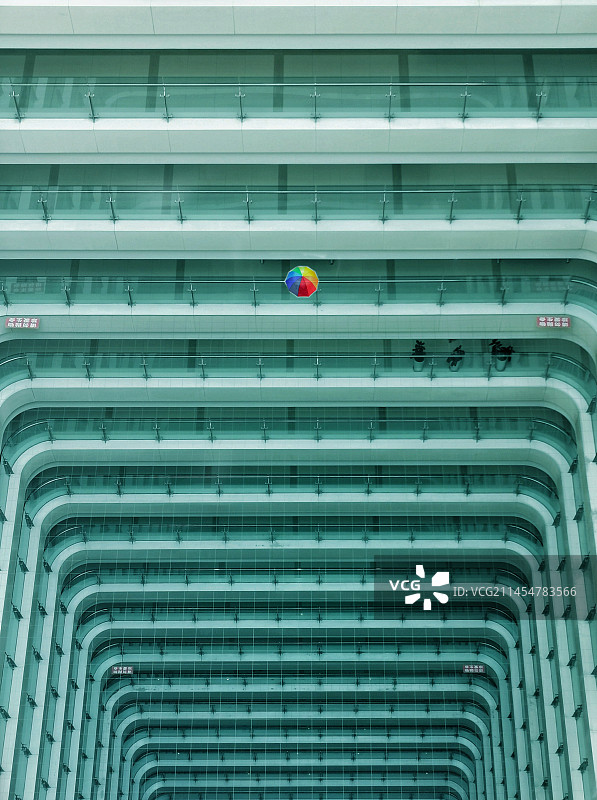 现代建筑空间（俯拍）图片素材