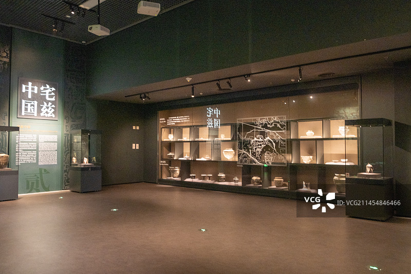 中国考古博物馆展厅陈列图片素材