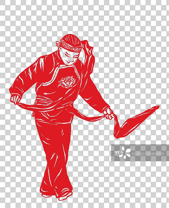 东北秧歌新年节日民俗风情图片素材