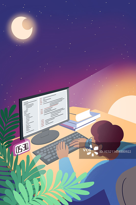 1024程序员日竖版海报图片素材