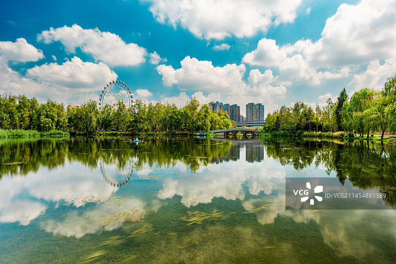 长沙洋湖湿地公园图片素材